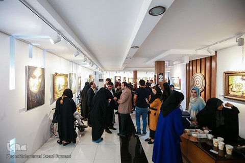 افتتاحیه نمایشگاه «هنر همای»؛ آثار نقاشی ۳۴ هنرمند برجسته توانیاب کشور