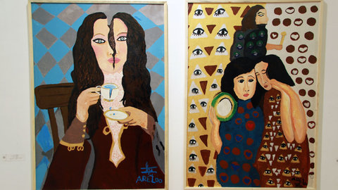 نمایشگاه نقاشی از آثار زنان دارای اختلال اعصاب و روان