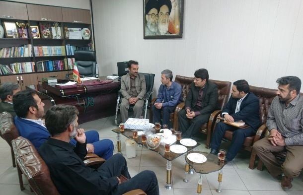 همدان | کبودرآهنگ| دیدار رئیس اداره بهزیستی با شهردار جدید شهرستان کبودراهنگ
