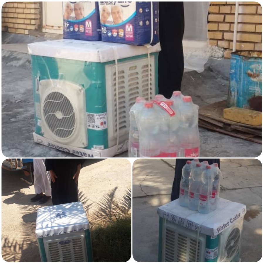 خوزستان|دشت آزادگان|در هفته بهزیستی توزیع مجدد کمکهای مردمی در مناطق سیل زده شروع شد