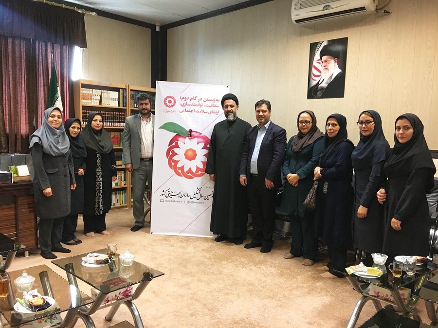 تهران| ملارد |دیدار همکاران با امام جمعه به مناسبت هفته بهزیستی در شهرستان ملارد