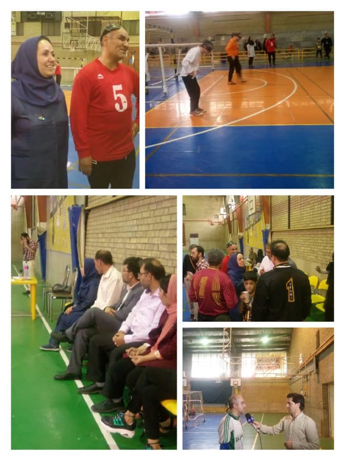 البرز | کرج | مسابقه گلبال ویژه نابینایان در کرج برگزار شد