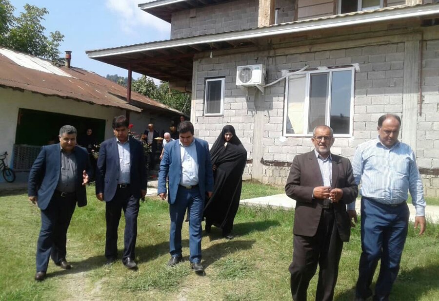 گیلان | افتتاح مسکن مددجویی در محله پیر هرات اسالم به مناسبت هفته دولت