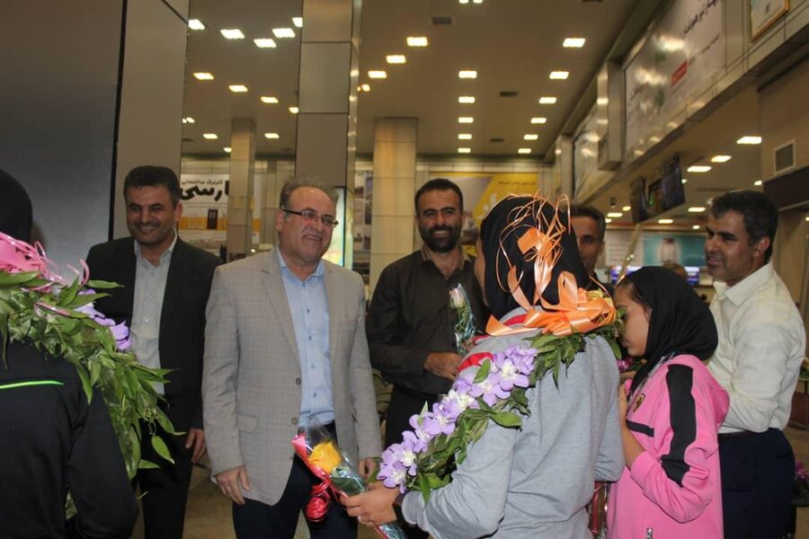 بوشهر | مراسم استقبال از فرزندان  ورزشکار مهر بهزیستی استان بوشهر برگزار شد 