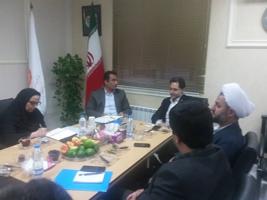 نشست هم اندیشی دکتر حسین نحوی نژاد با مشاور رئیس و مدیرکل دفتر مدیریت عملکرد سازمان بهزیستی کشور