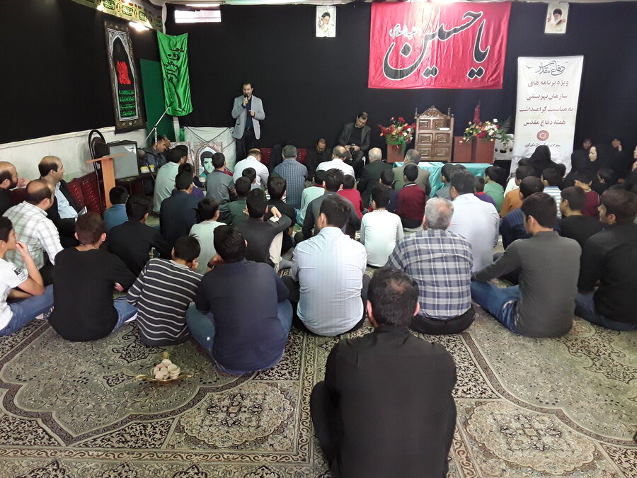 گزارش تصویری | برگزاری مراسم زیارت عاشورا و غبارروبی مزار شهداء قزوین 