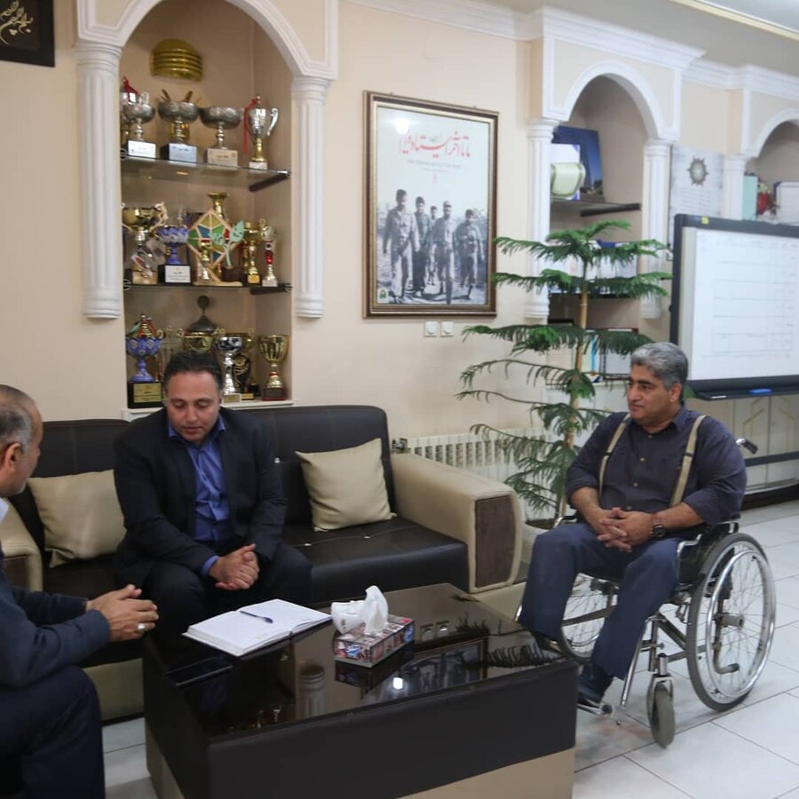 دیدار جانشین مدیرکل بهزیستی گلستان با مدیران  انجمن های معلولین
