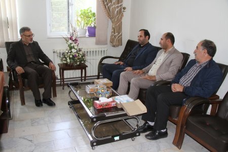 دیدار مدیرکل بهزیستی با مدیرستاد اجرایی فرمان حضرت امام (ره) استان اردبیل
