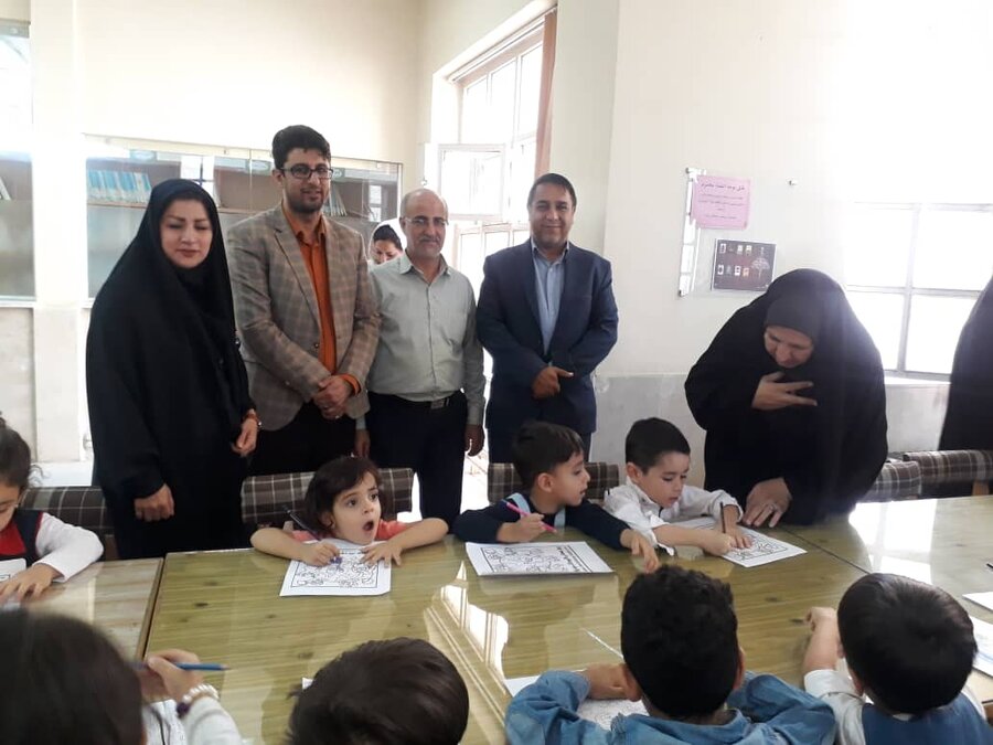 برگزاری مسابقه نقاشی کودکان شهرستان اشتهارد 
