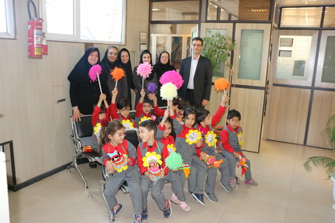 گزارش  تصویری دیدار کودکان مهد کاوه با مدیر کل بهزیستی استان و معاون امور اجتماعی