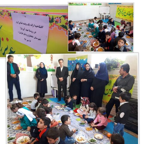 گزارش تصویری تامین یک وعده غذای گرم در مهدهای کودک بهزیستی استان اردبیل