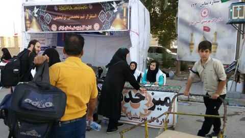 گزارش تصویری از میزبانی کارکنان بهزیستی ایلام از عشاق حسینی