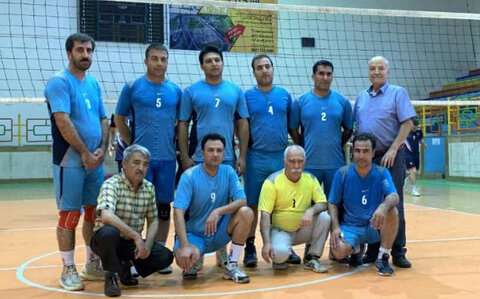 نایب قهرمانی بهزیستی استان در مسابقات والیبال قهرمانی آقایان بهزیستی کشور