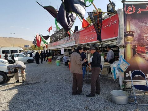 کرمانشاه-گزارش تصویری خدمات دهی موکب حضرت علی اصغر(ع) بهزیستی استان کرمانشاه