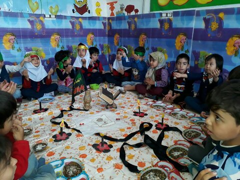 گزارش تصویری | برگزاری مراسم عزارداری اربعین حسینی در مهدهای کودک تحت نظارت اداره بهزیستی شهرستان ساوجبلاغ