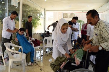 خدمات‌دهی رایگان آرایشگران به ۲۵۰ معلول ذهنی و حرکتی در شیراز