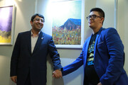 گزارش تصویری| آیین افتتاح و بازدید دکتر قبادی دانا از نخستین نمایشگاه نقاشی کشوری افراد دارای معلولیت