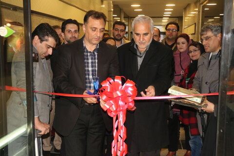 گزارش تصویری افتتاح نمایشگاه نقاشی توانمندان فرهیخته