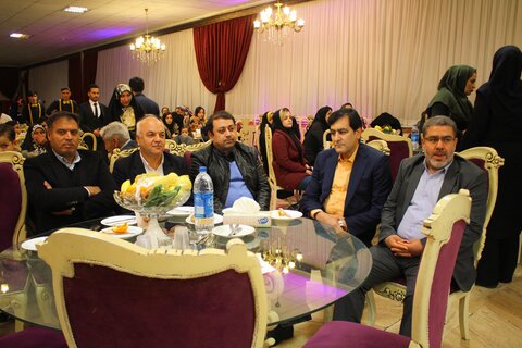 گزارش تصویری | با اجرای پویش " حلقه وصل باشیم " مراسم جشن پیوند و اهداء جهیزیه به ۱۴ زوج البرزی برگزار شد.