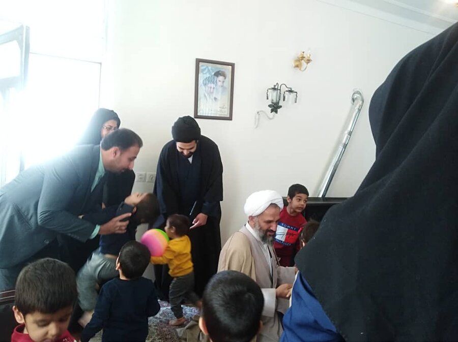 بازدید و دیدار امام جمعه کردکوی با کودکان تحت سرپرست بهزیستی شهرستان