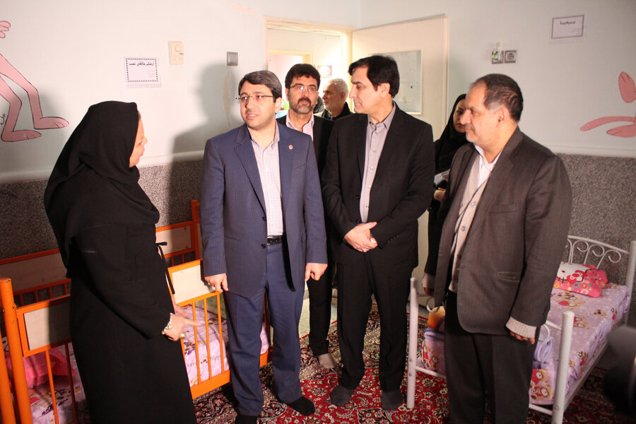 بازدید رئیس سازمان بهزیستی کشور از شیرخوارگاه امام علی (ع) البرز