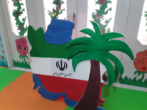 برگزاری نمایشگاه مهد کودک آبرنگ قزوین