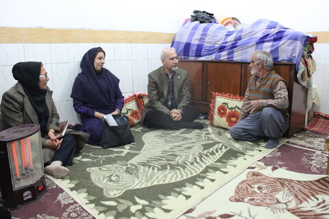 مدیر کل بهزیستی استان از منزل مددجویان تحت پوشش سازمان بازدید کرد