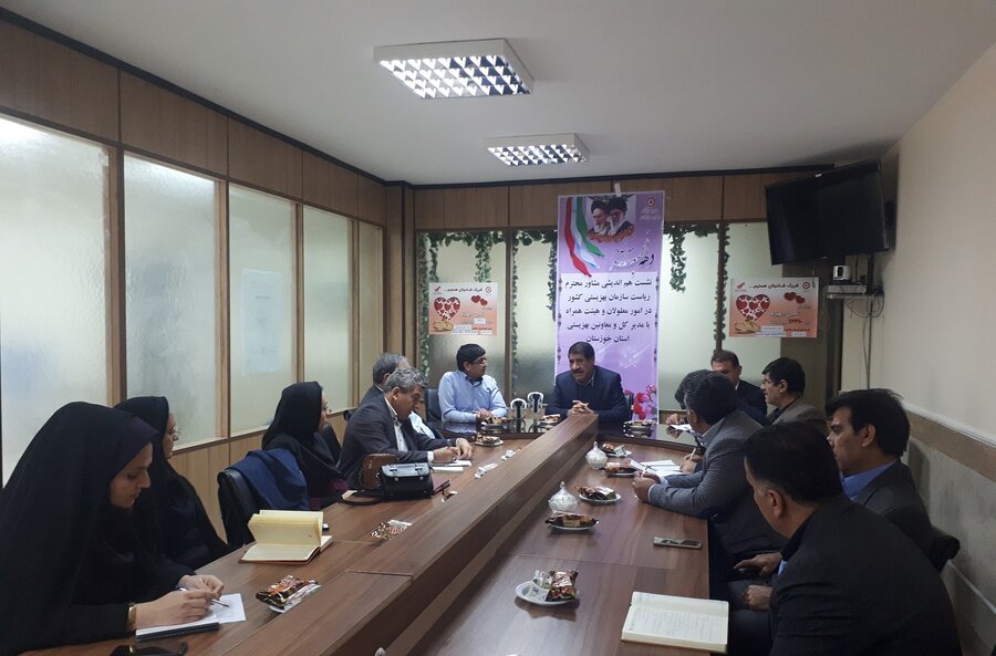 جلسه مشاور ریاست سازمان با شورای معاونین بهزیستی خوزستان