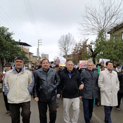 حضور مجموعه بزرگ بهزیستی گلستان در راهپیمایی ۲۲ بهمن