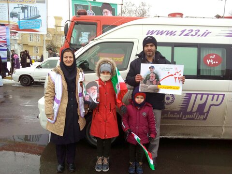 گزارش تصویری | حضور کارکنان ، مراکز تحت نظارت در راهپیمایی 22 بهمن