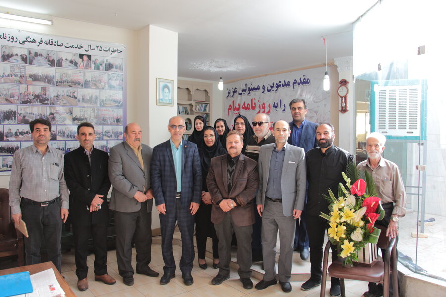  نشست مدیر کل بهزیستی استان سمنان  با سرپرست و اعضای تحریریه روزنامه پیام استان سمنان: