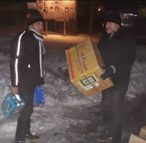 حضور جهادی مدیرکل بهزیستی گیلان جهت امداد رسانی به مراکز و مددجویان درگیر برف
