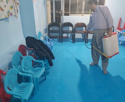 گزارش تصویری | ضد عفونی کلیه ادارات بهزیستی استان و مراکز تحت نظارت جهت پیشگیری از کرونا ویروس