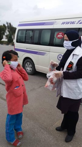 توزیع لوازم بهداشتی در مناطق حاشیه مازندران