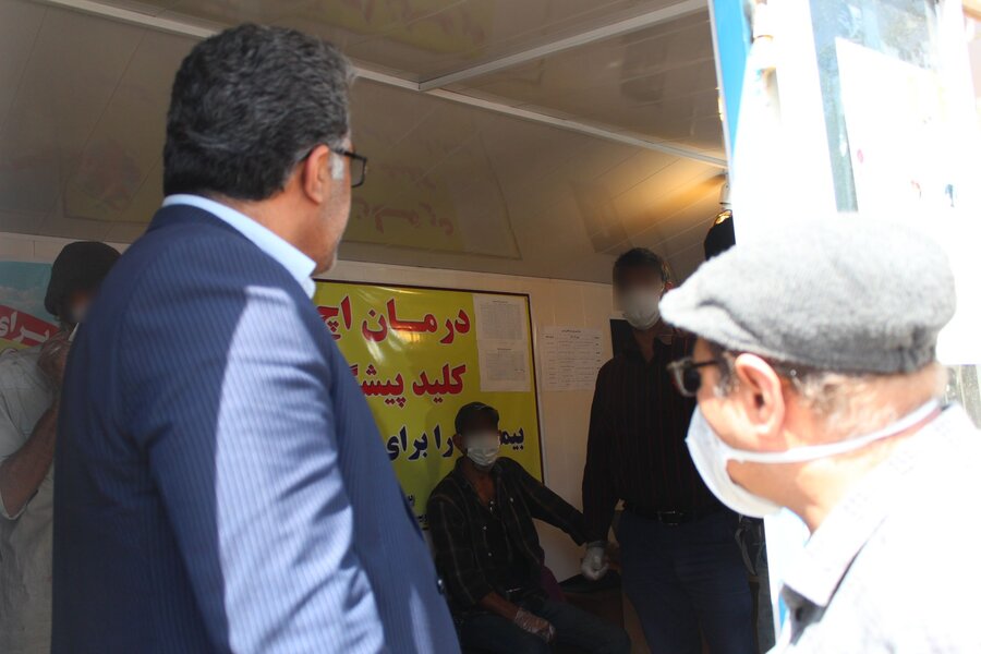 بازدید معاون پیشگیری بهزیستی خوزستان از مراکز  کاهش آسیب