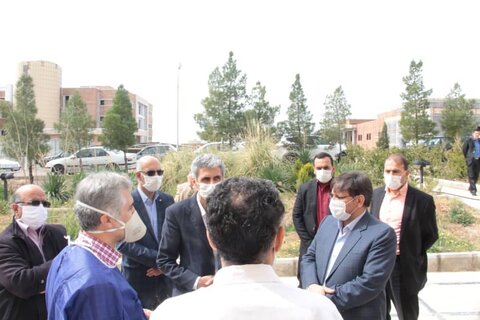 گزارش تصویری ا حضور مدیرکل بهزیستی سمنان در افتتاح آزمایشگاه تشخیص کرونا