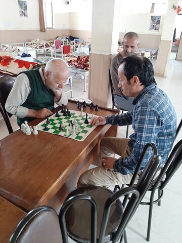 گزارش تصویری ا نشاط و شادی و ورزش در بین سالمندان و معلولین مرکز شبانه روزی  بهزیستی استان اردبیل