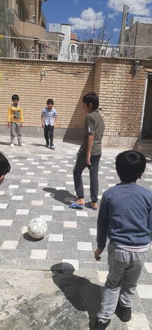 گزارش تصویری ا فعالیت تفریحی و ورزشی در خانه کودکان بهزیستی استان اردبیل