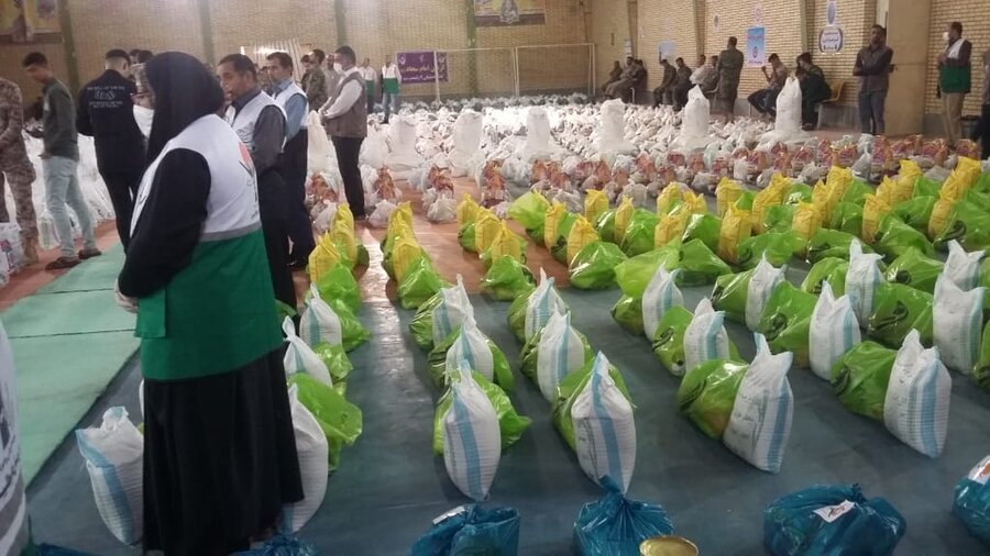 1200بسته غذایی دشت آزادگان