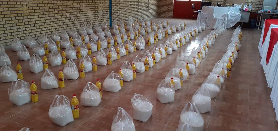 توزیع ۱۵۰ بسته غذایی بین مددجویان بهزیستی ارومیه