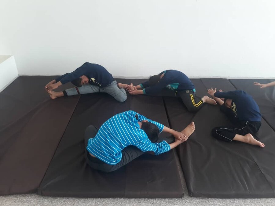 گزارش تصویری ا حال هوای مرکز نگهداری کودکان 7 تا 12 در روزهای کرونایی