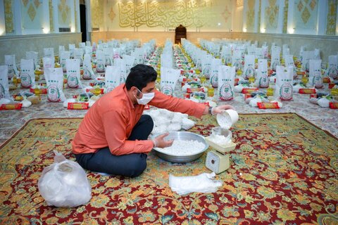 گزارش تصویری | توزیع بسته های غذایی و اقلام بهداشتی به جامعه هدف بهزیستی استان قزوین