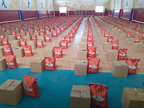 گزارش تصویری | توزیع 550 بسته معیشتی برای معلولان در #طرح_پویش_همدلی_مومنانه