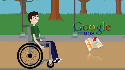 نقشه گوگل به کمک افراد معلول می‌آید/نمایش مسیرهای ویژه معلولان روی نقشه + فیلم