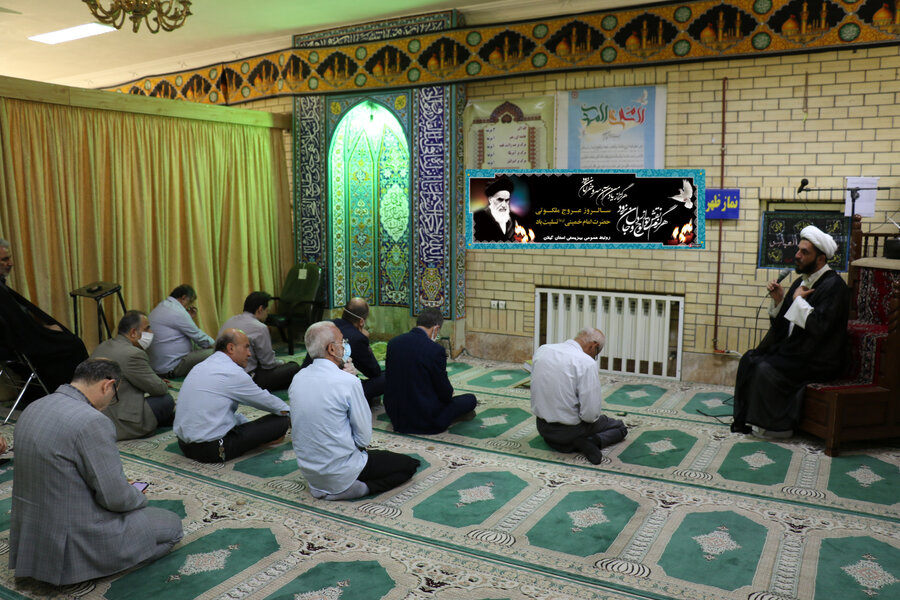 برگزاری مراسم ارتحال امام خمینی (ره) در حسینیه علی اصغر بهزیستی گیلان