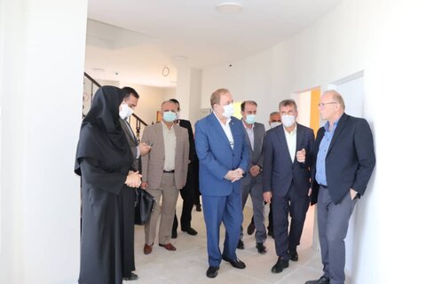 بازدید مدیر کل بهزیستی مازندران از موسسه در حال احداث خانه دانش آموزی بزرگمهر (دادگر) شهرستان آمل
