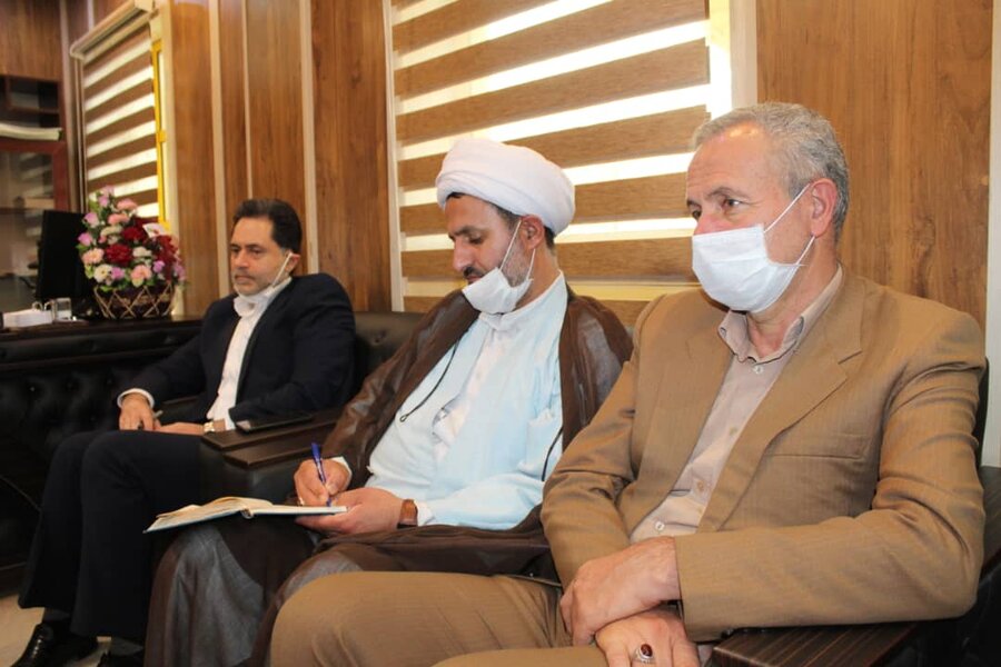 نشست دکتر حسین نحوی نژاد با فرماندار املش جهت بررسی مسائل و مشکلات شهرستان
