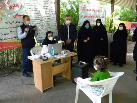 گزارش تصویری  ا  افتتاح برنامه کشوری پیشگیری از تنبلی چشم دراستان اردبیل