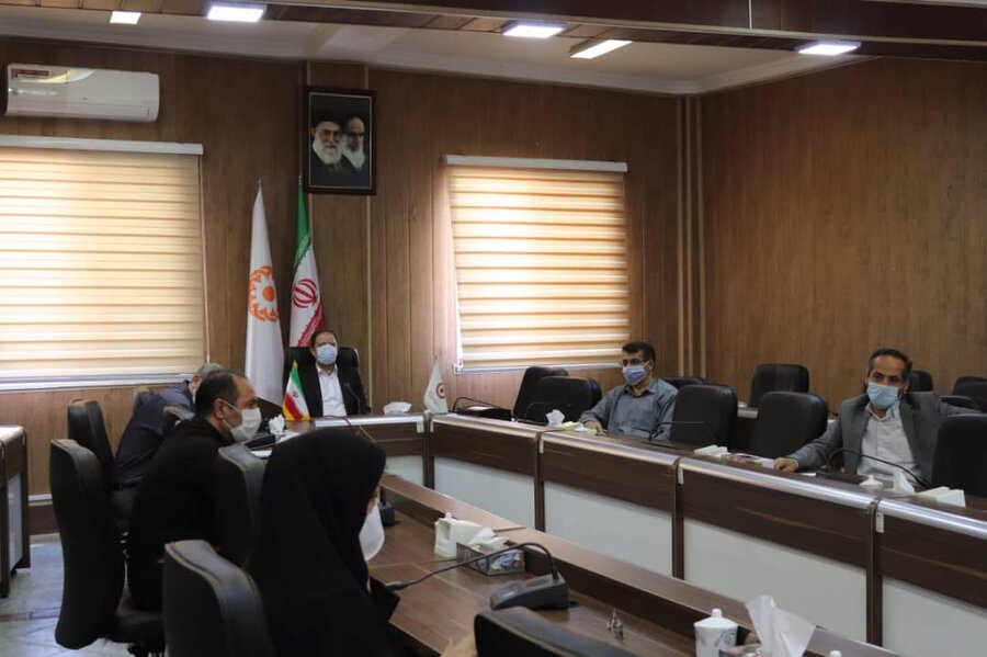 برگزاری جلسه ستاد پیشگیری از بیماری کووید 19 در بهزیستی آذربایجان غربی
