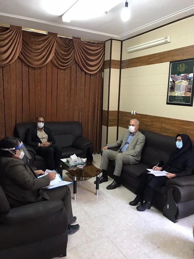 نشست دکتر حاجیونی با مدیر عامل صندوق کارآفرینی امید استان برگزار شد